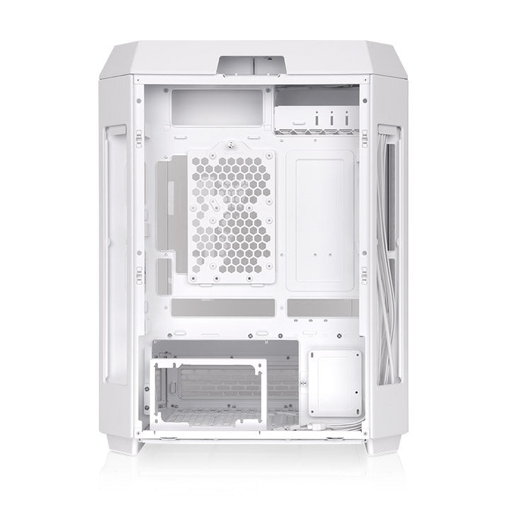 Gabinete Thermaltake The Tower 600 Snow Mid Tower Vidro Temperado 2 Fans CT140 - CA-1Z1-00M6WN-00