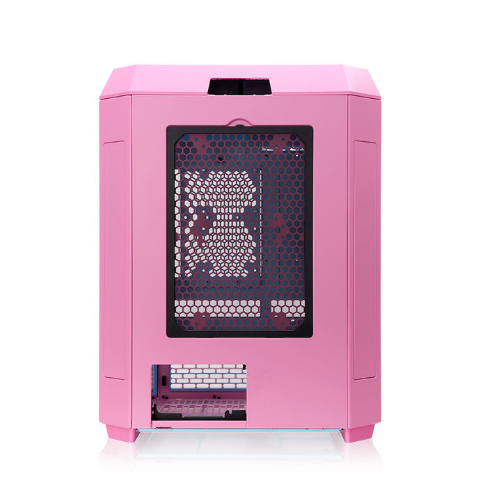Gabinete Thermaltake The Tower 600 Bubble Pink Mid Tower Vidro Temperado 2 Fans CT140 - CA-1Z1-00MAWN-00