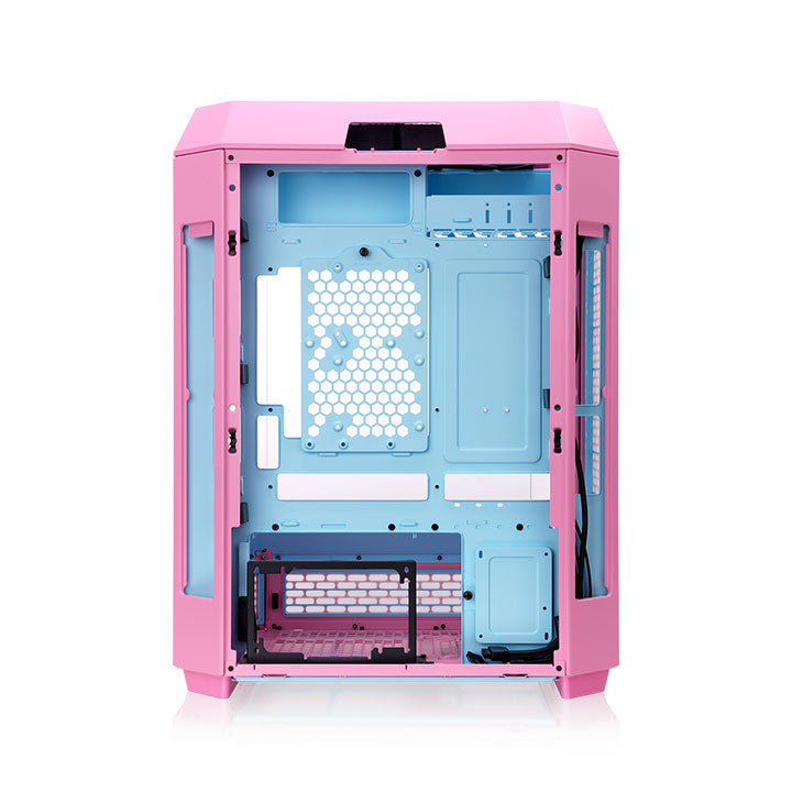 Gabinete Thermaltake The Tower 600 Bubble Pink Mid Tower Vidro Temperado 2 Fans CT140 - CA-1Z1-00MAWN-00