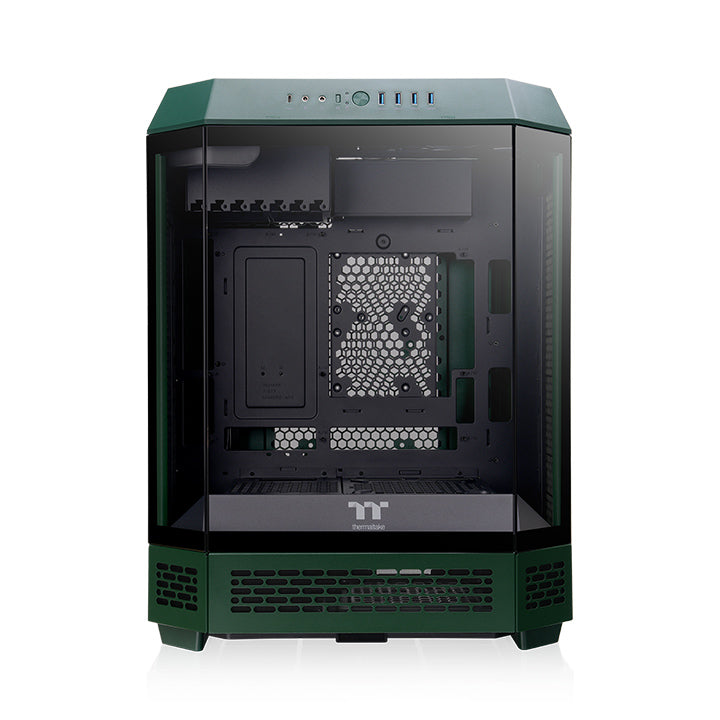 Gabinete Thermaltake The Tower 600 Racing Green Mid Tower Vidro Temperado 2 Fans CT140 - CA-1Z1-00MCWN-00