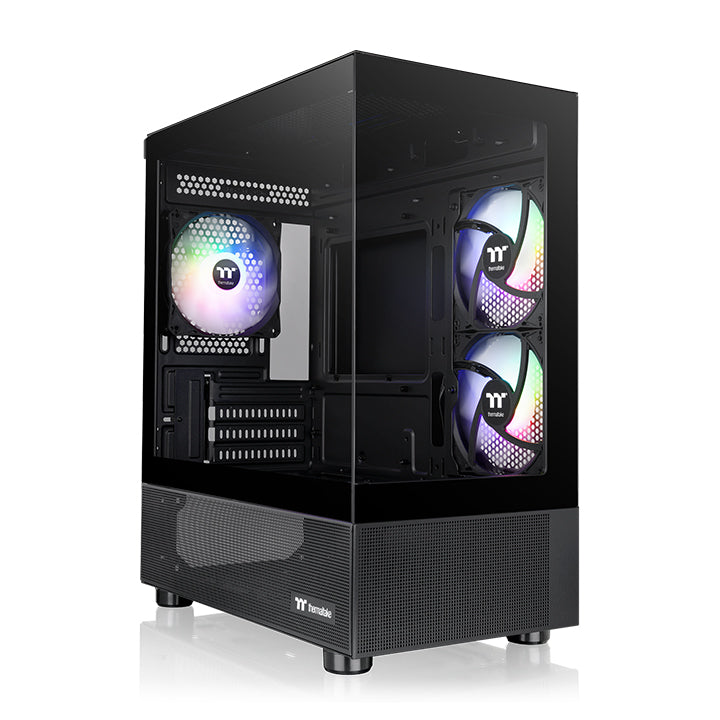 Gabinete Thermaltake View 170 TG ARGB Preto Micro-ATX Vidro Temperado 3x Fan 120mm ARGB