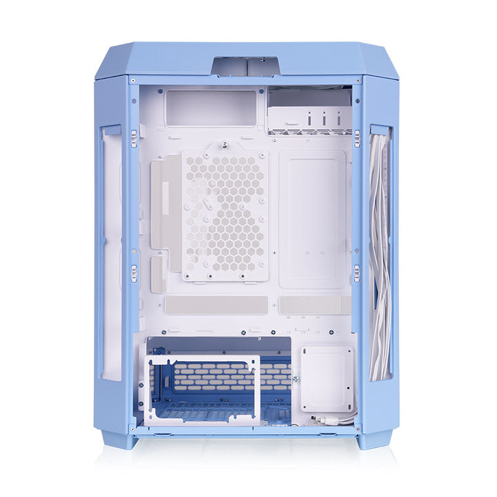 Gabinete Thermaltake The Tower 600 Hydrangea Blue Mid Tower Vidro Temperado 2 Fans CT140 - CA-1Z1-00MFWN-00