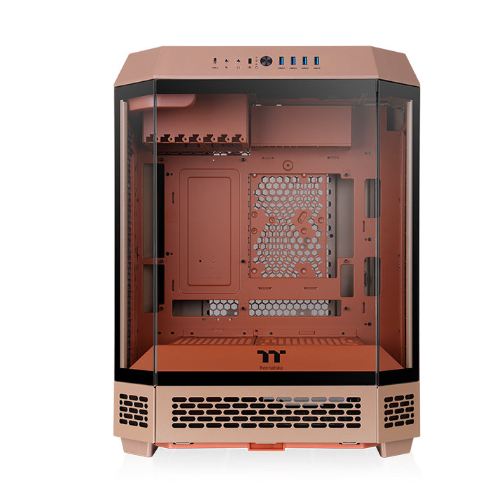 Gabinete Thermaltake The Tower 600 Gravel Sand Mid Tower Vidro Temperado 2 Fans CT140 - CA-1Z1-00MGWN-00
