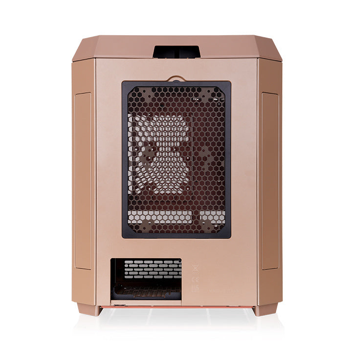 Gabinete Thermaltake The Tower 600 Gravel Sand Mid Tower Vidro Temperado 2 Fans CT140 - CA-1Z1-00MGWN-00
