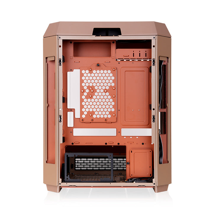 Gabinete Thermaltake The Tower 600 Gravel Sand Mid Tower Vidro Temperado 2 Fans CT140 - CA-1Z1-00MGWN-00
