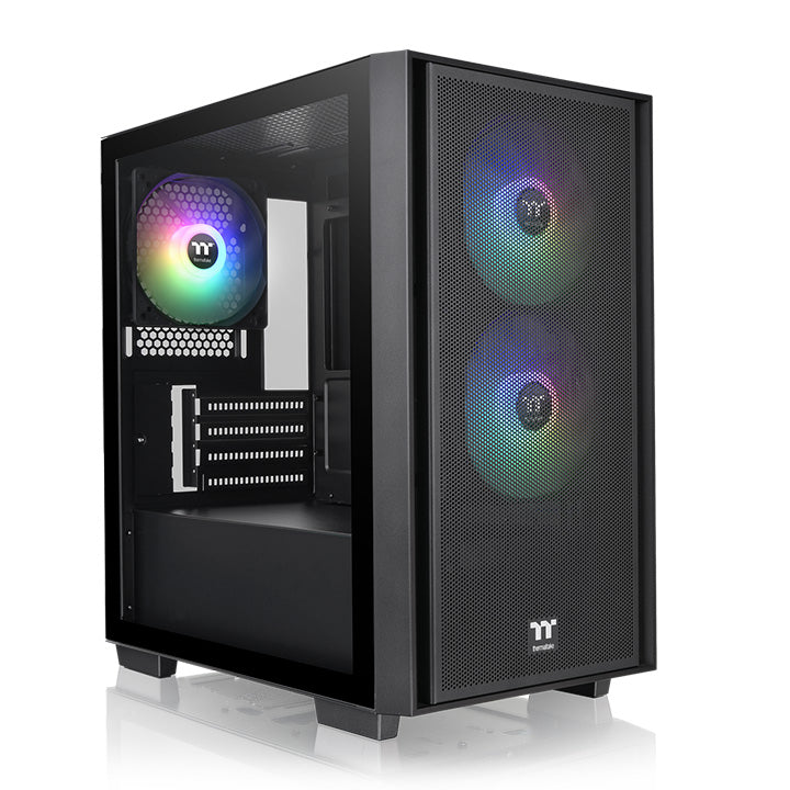 Gabinete Thermaltake Versa H16 TG ARGB Black Micro-ATX
