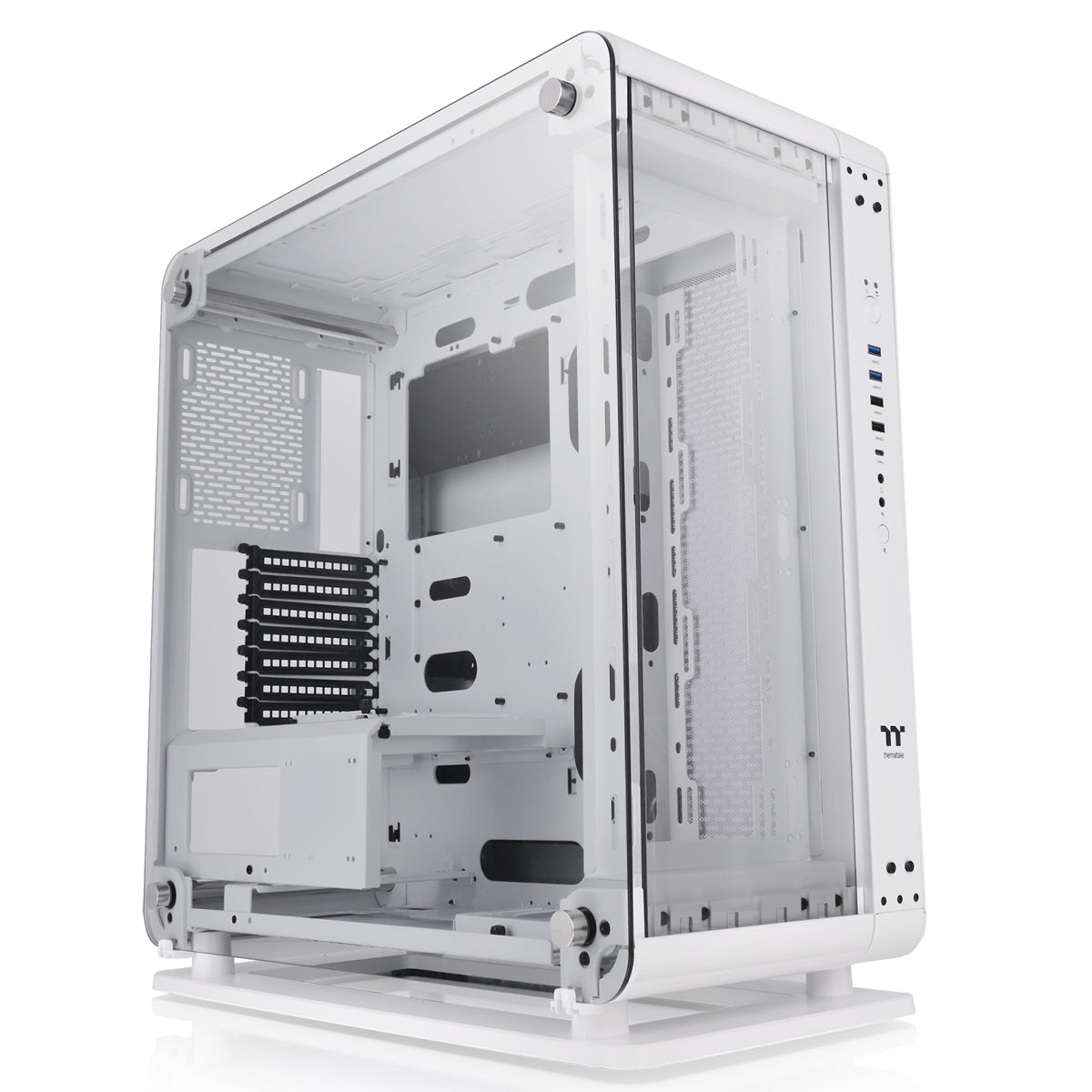 Gabinete Mid Tower Thermaltake Core P6 TG Snow Branco 3 Paineis Vidro Temperado 4mm Modular Wall-Mount - CA-1V2-00M6WN-00