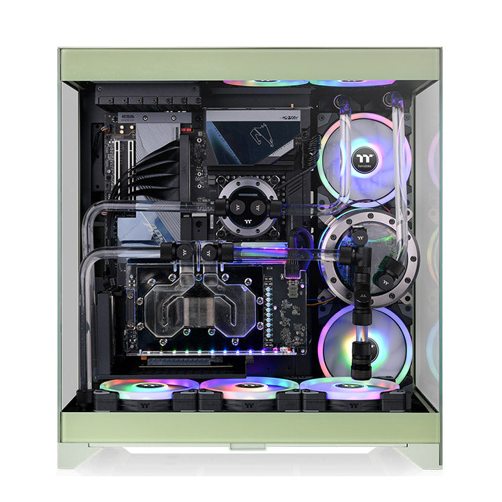 CTE E550 TG Matcha Green Instalacao de GPU em tres vias
