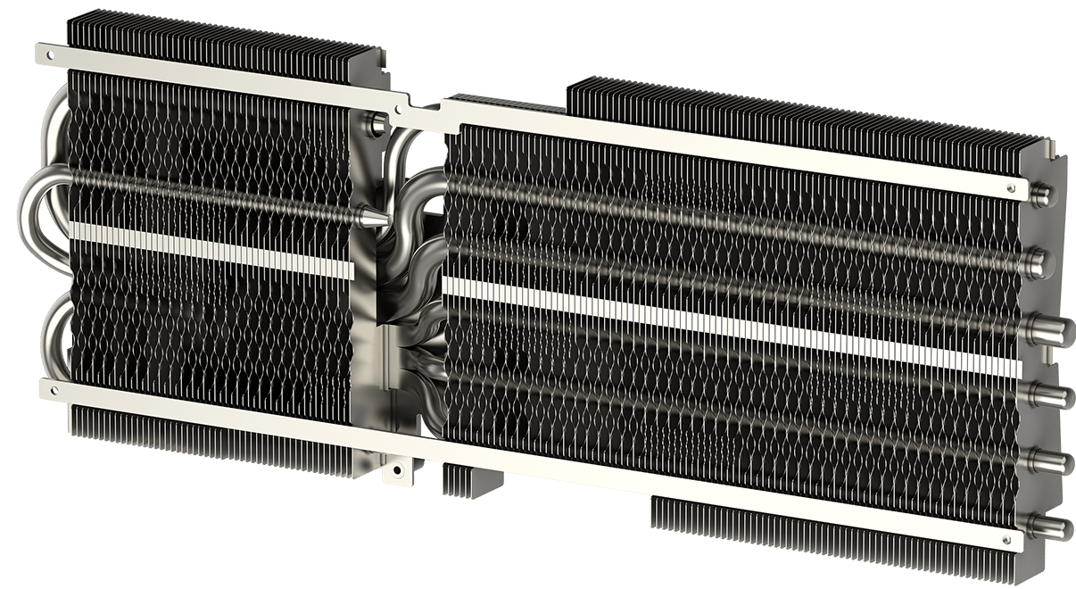 RTX 5070 Ti Aorus Master — detalhe lateral com iluminação RGB AORUS