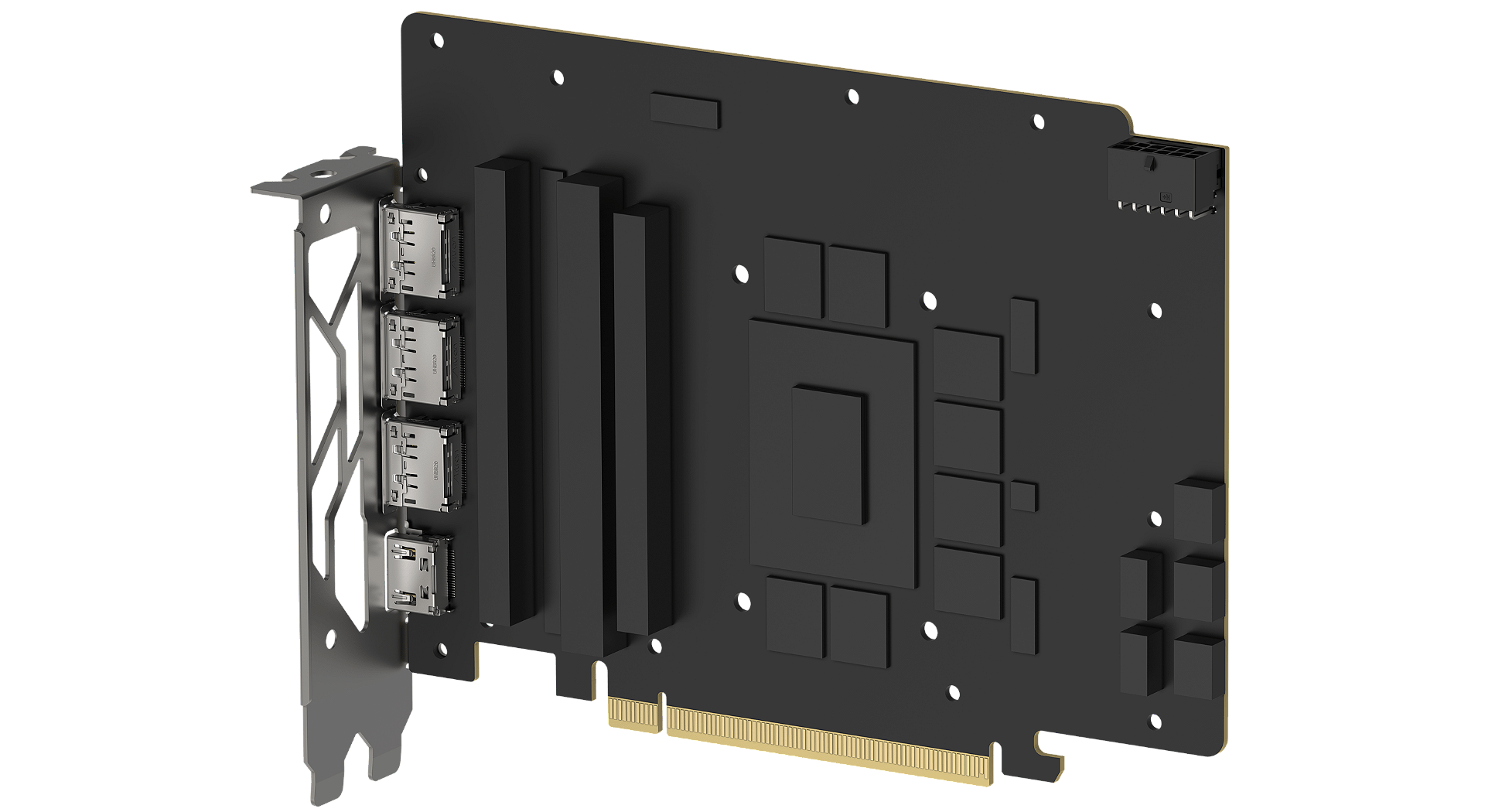 RTX 5070 Ti Aorus Master — close-up do RGB Halo e fans Hawk