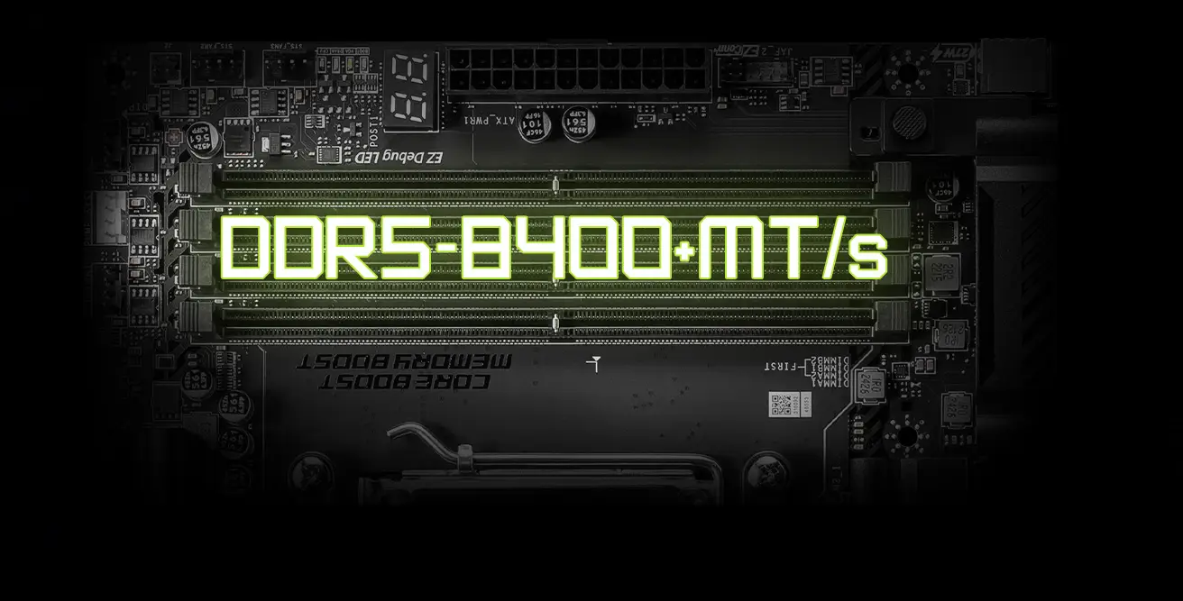 Memória DDR5 da ASUS ROG Strix X870E-E Gaming WiFi