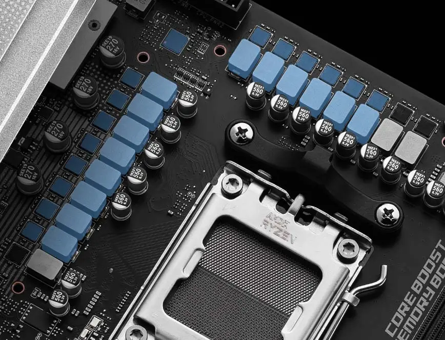 Sistema de energia 14+2+1 da MSI PRO X870-P WiFi