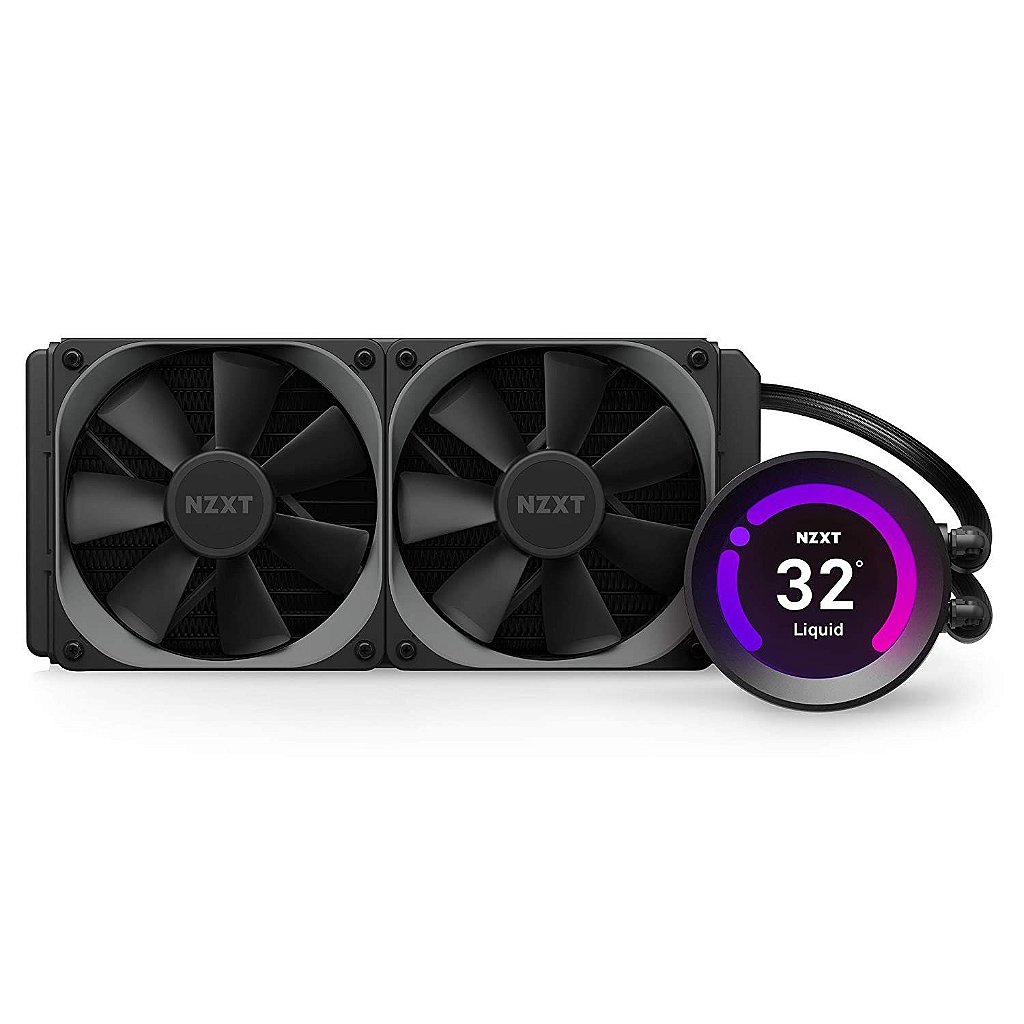 WaterCooler NZXT Kraken Z53 RGB Visor LCD personalizável 240MM - RL-KRZ53-01 foto 2