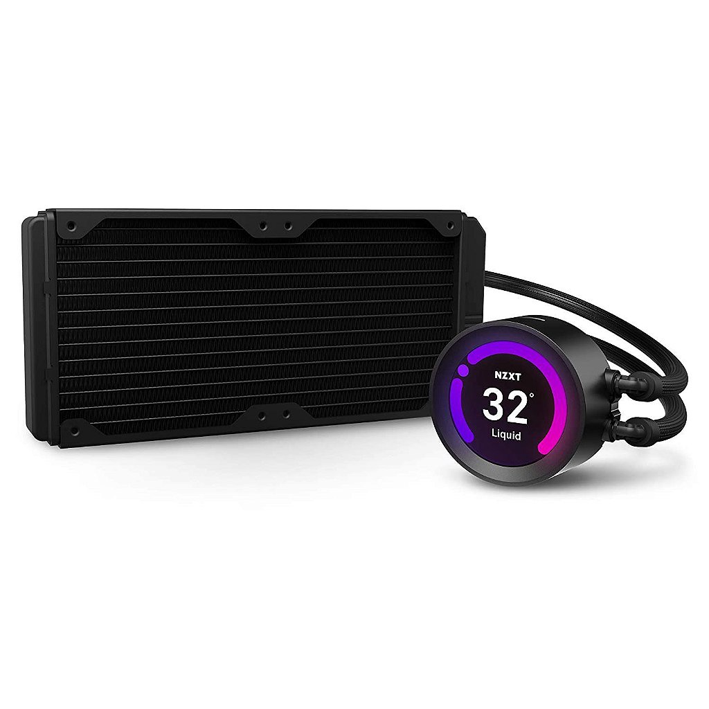WaterCooler NZXT Kraken Z53 RGB Visor LCD personalizável 240MM - RL-KRZ53-01 foto 3