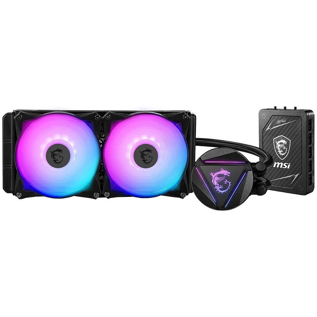 WaterCooler MSI MAG CoreLiquid 240RH RGB 240MM - 306-7ZW1B21-813