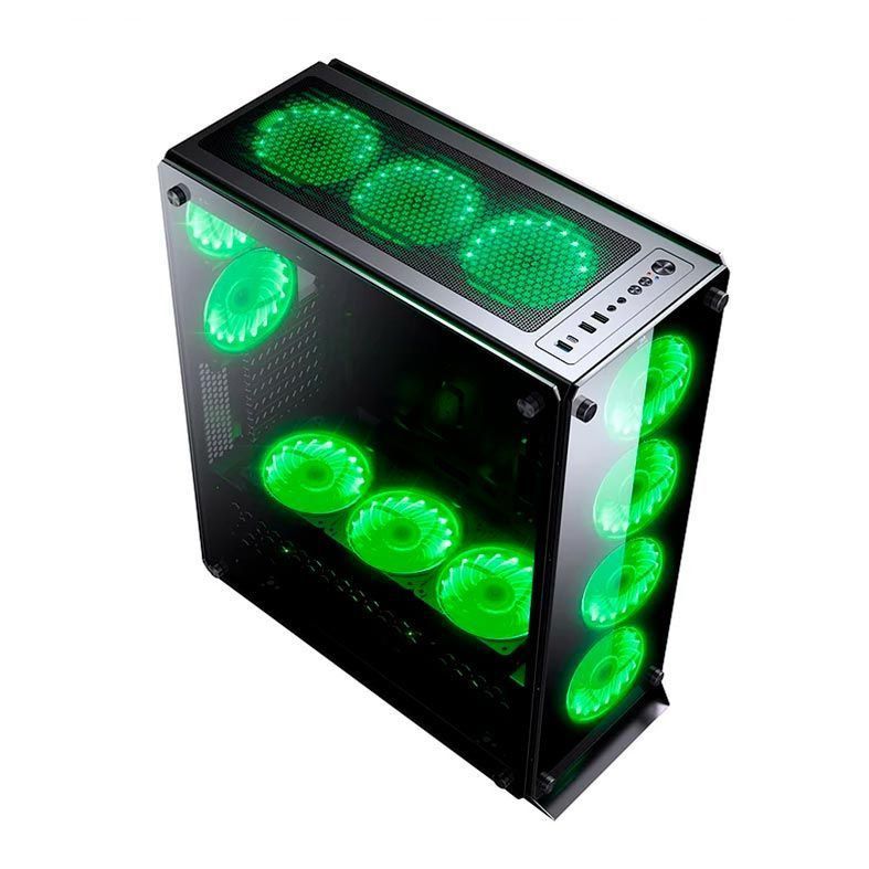 Gabinete Gamer Redragon Ironhide Full Tower RGB Preto - RD-GC-801