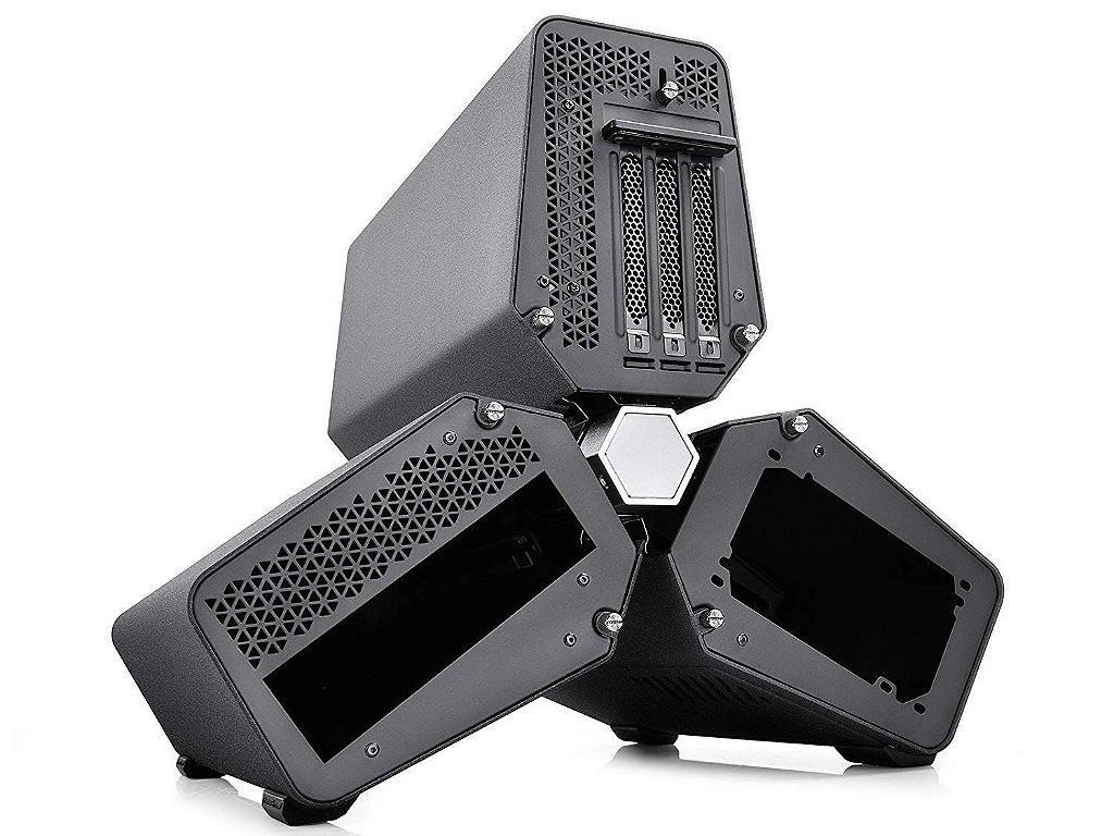 Gabinete DeepCool Tristellar Mini-ITX DP-ITX-TST-TW Preto