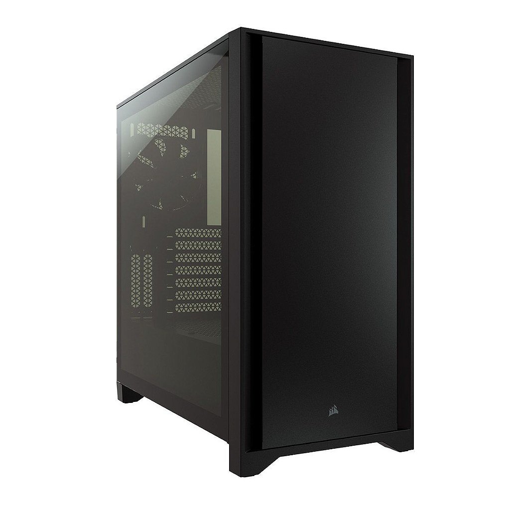 Gabinete Gamer Corsair 4000D Series Black com 2 Fans - CC-9011198-WW