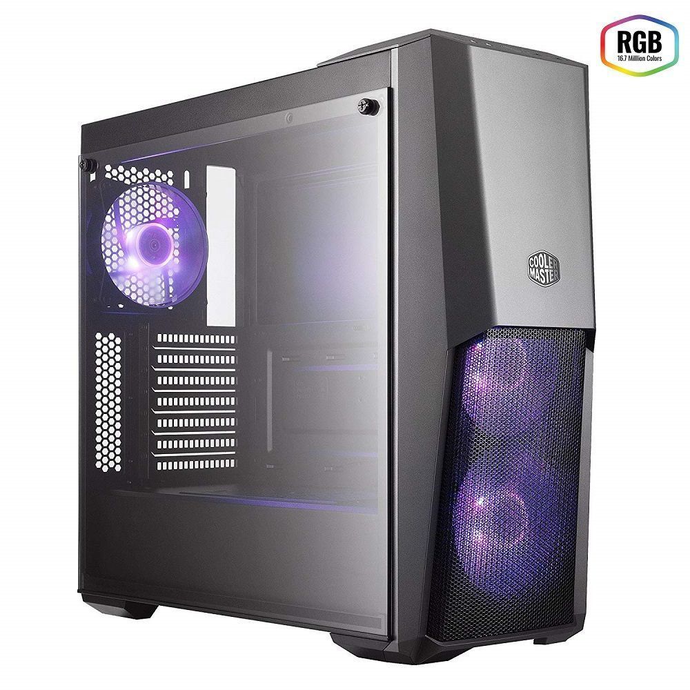 Gabinete Cooler Master MasterBox MB500 RGB Lateral em Vidro - MCB-B500D-KGNN-S00