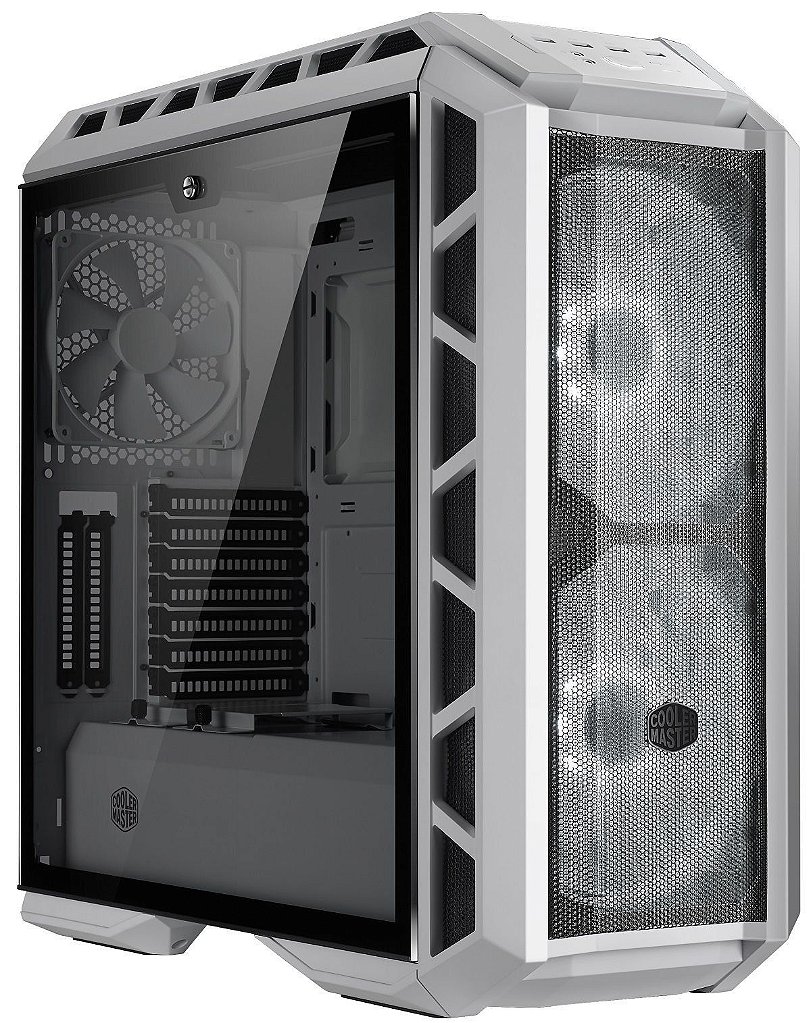 Gabinete Cooler Master MasterCase H500P White Lateral em Vidro Temperado - MCM-H500P-WGNN-S00