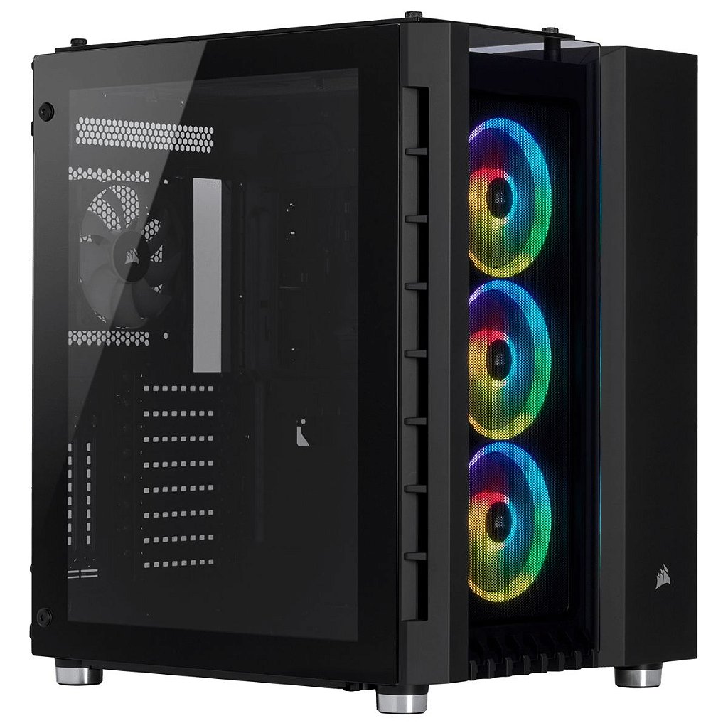Gabinete Corsair 680X RGB Preto Vidro Temperado - CC-9011168-WW