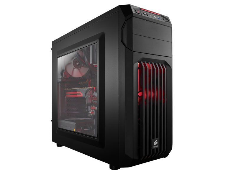 Gabinete Corsair Carbide Spec-01 Red LED Mid Tower CC-9011050-WW