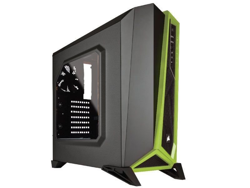 Gabinete Corsair Carbide Series Spec Alpha Preto/verde CC-9011102-WW