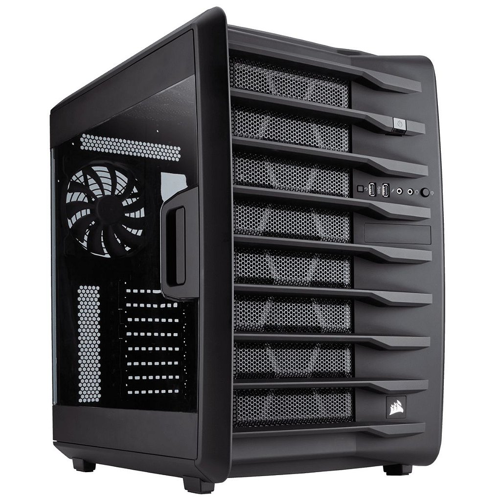 Gabinete Corsair Gamer Carbide ATX Series AIR 740 Preto CC-9011096-WW