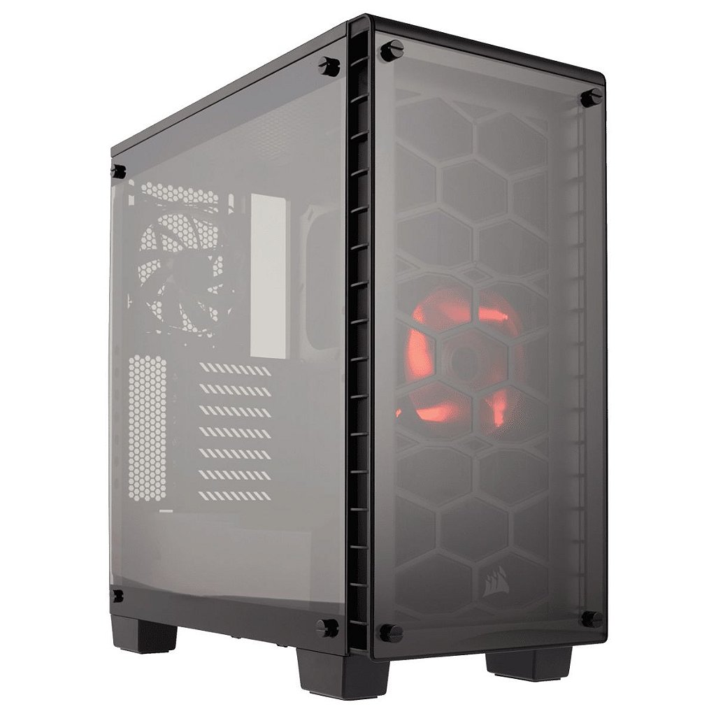 Gabinete Corsair Gamer Crystal ATX Series 460X Preto CC-9011099-WW