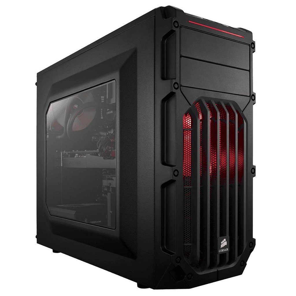Gabinete Corsair Carbide Spec-03 RED - CC-9011052-WW