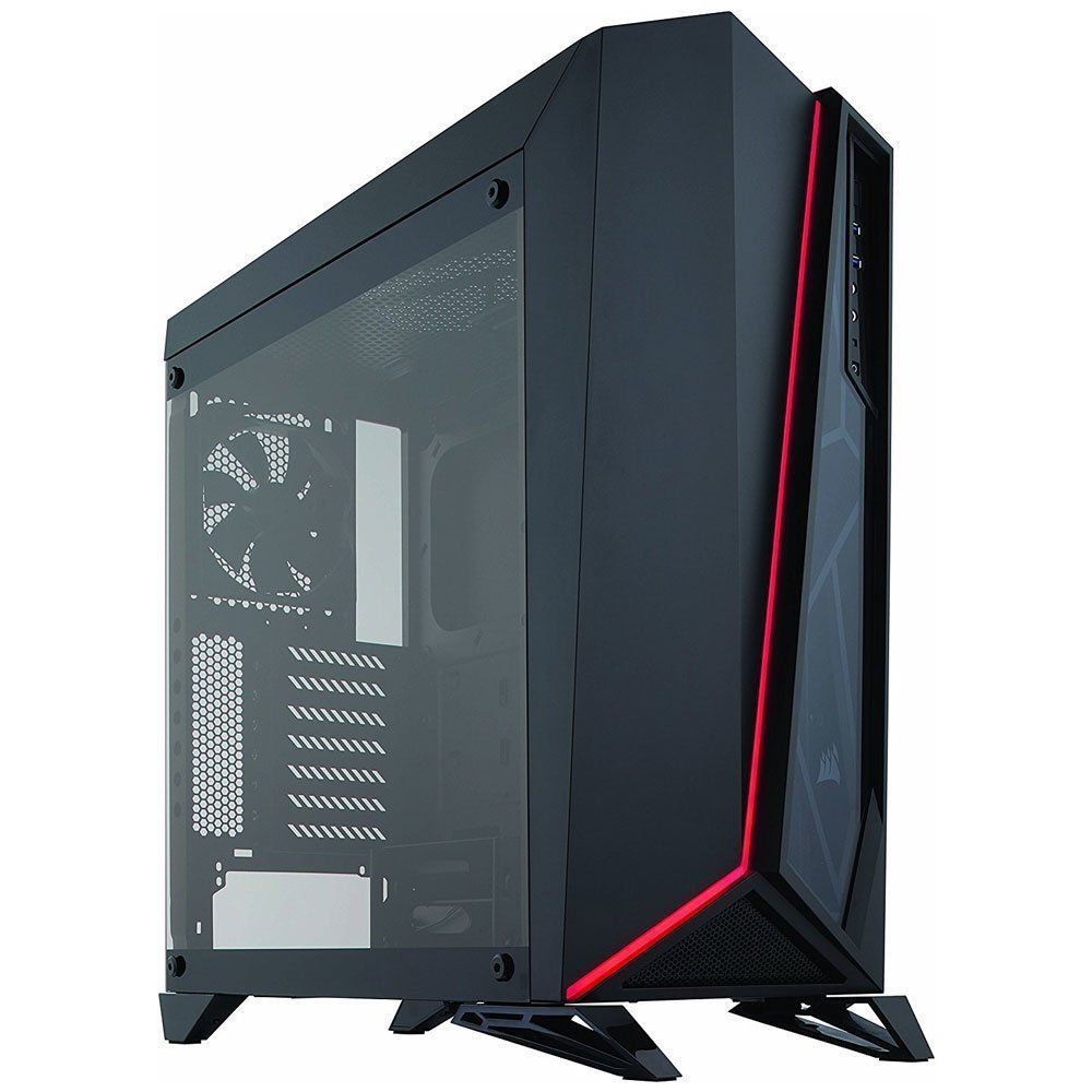 Gabinete Corsair Carbide Series Spec-Omega Mid Tower Vidro Temperado CC-9011121-WW Preto S/ Fonte