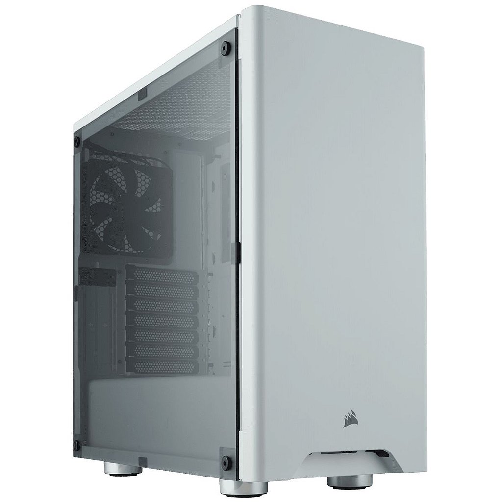 Gabinete Corsair Carbide 275R Branco CC-9011131-WW com janela lateral em acrilico