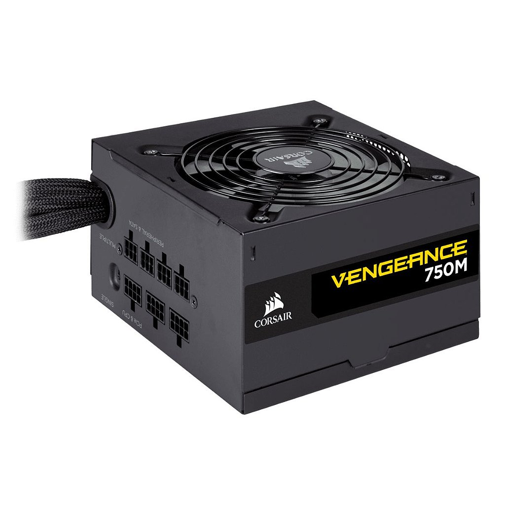 Fonte Corsair Vengeance 750M 750W 80 Plus Silver Semi Modular