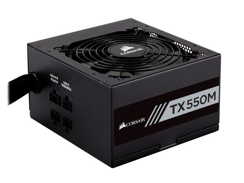 Fonte Corsair 550W 80 Plus Gold Semi Modular TX550M