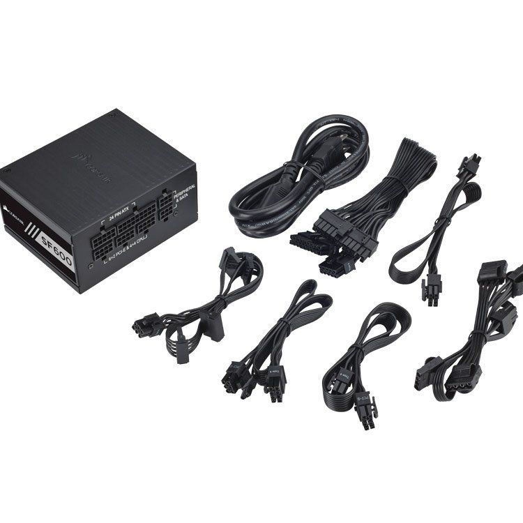 Fonte Corsair 600W 80 Plus Platinum Full Modular