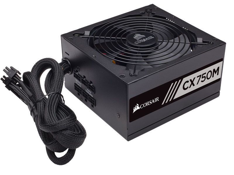 Fonte Corsair 750W 80 Plus Bronze Semi Modular CX750M
