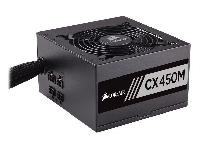 Fonte Corsair 450W 80 Plus Bronze Semi Moldular CX450M