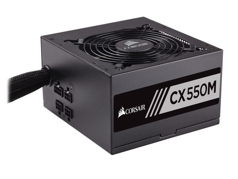Fonte Corsair 550W 80 Plus Bronze Semi Modular CX550M