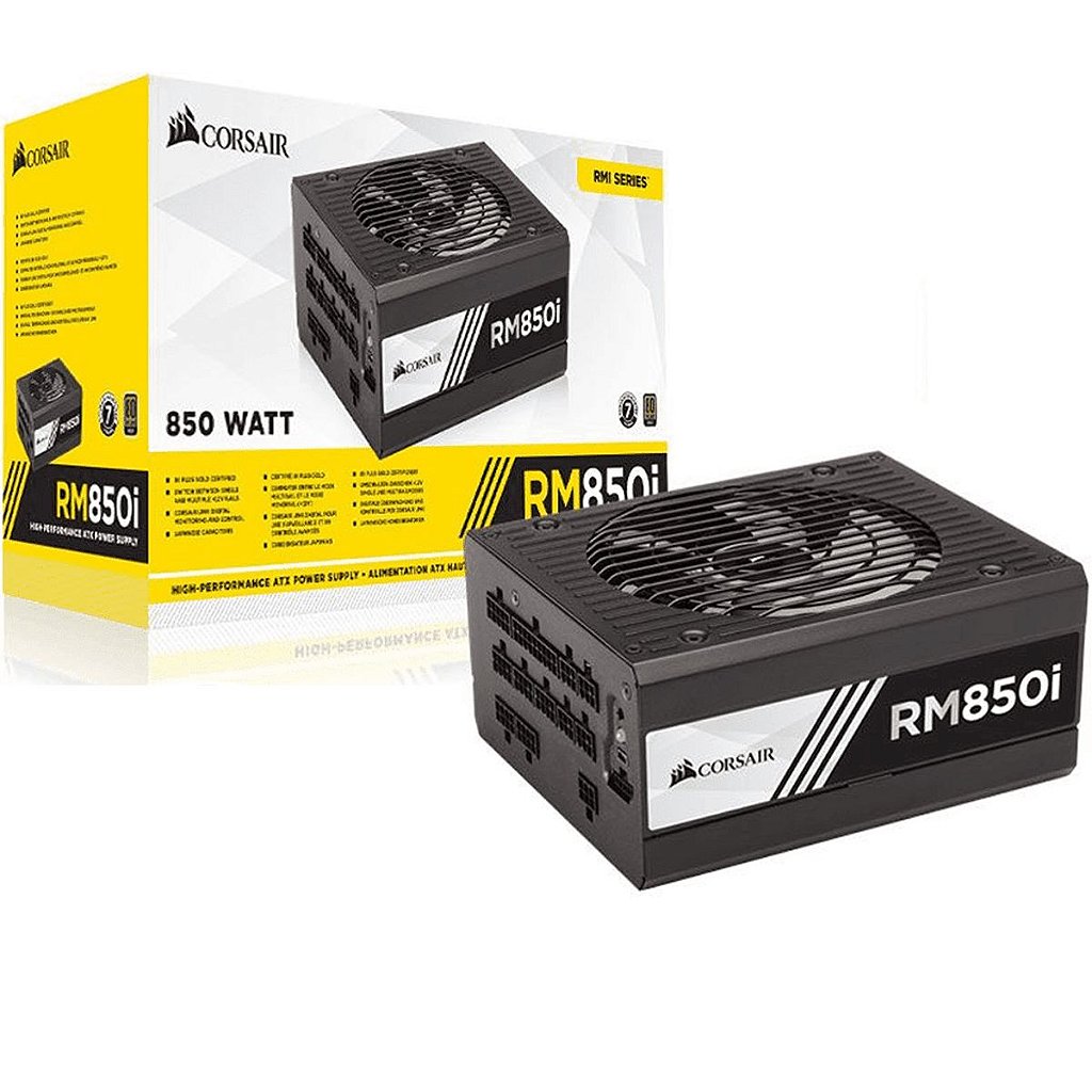 Fonte Corsair 850W 80 Plus Gold Modular RM850i