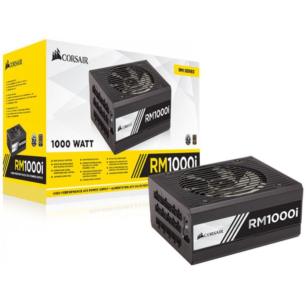 Fonte Corsair 1000W Digital 80 Plus Gold Modular RMI1000I