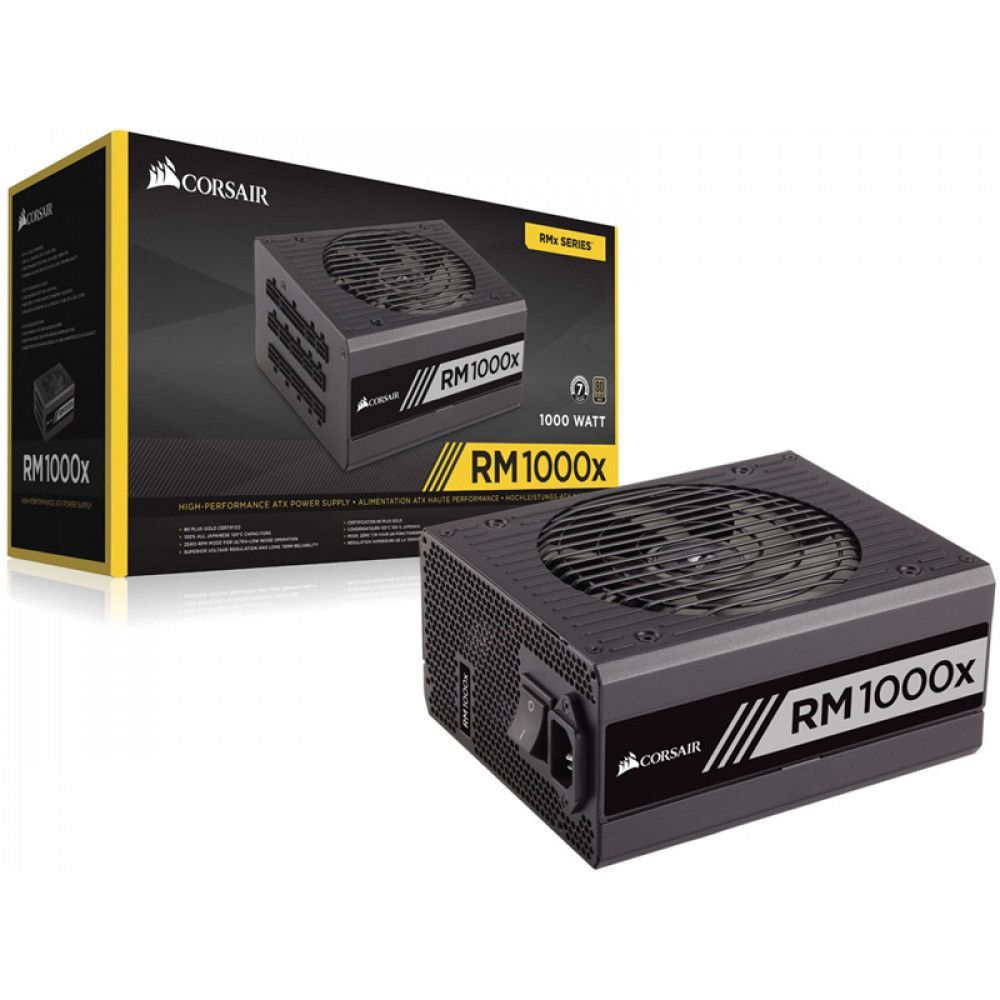 Fonte Corsair 1000W 80 Plus Gold Modular RM1000X