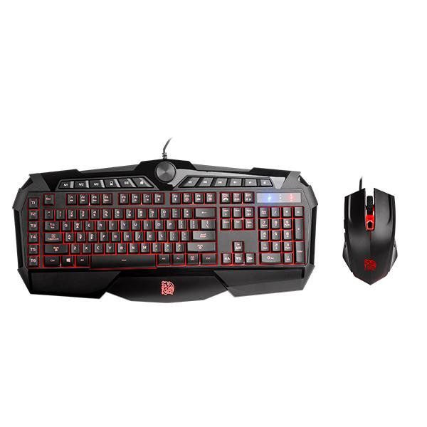 Kit Teclado e Mouse Thermaltake Challenger Prime RGB Combo KB-CPC-MBBRPB-01