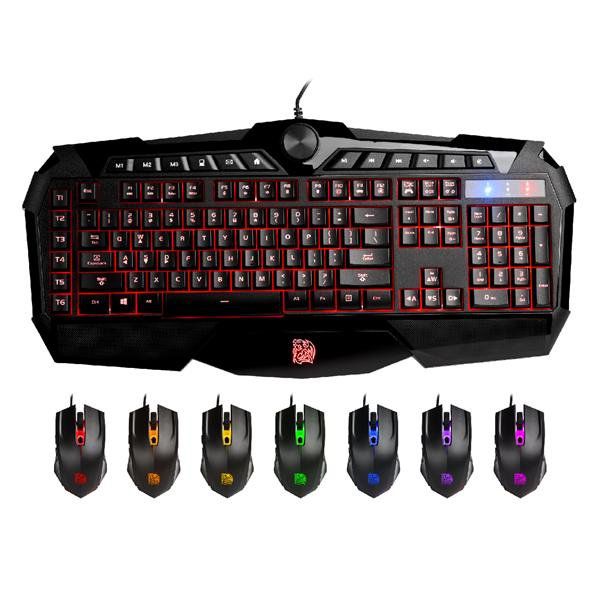Teclado Gamer Thermaltake Challenger Prime RGB com iluminação
