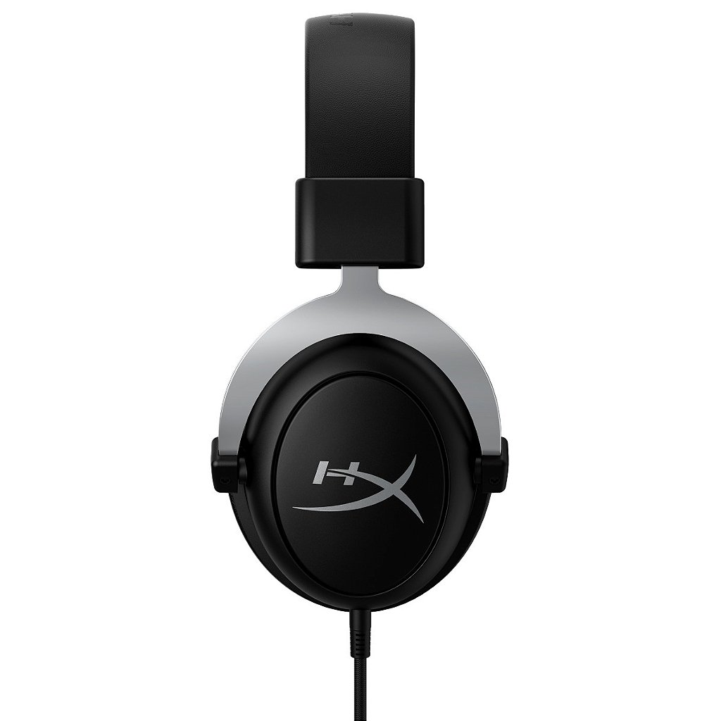 Headset HyperX CloudX HHSC2-CG-SL/G vista lateral com espuma de memória