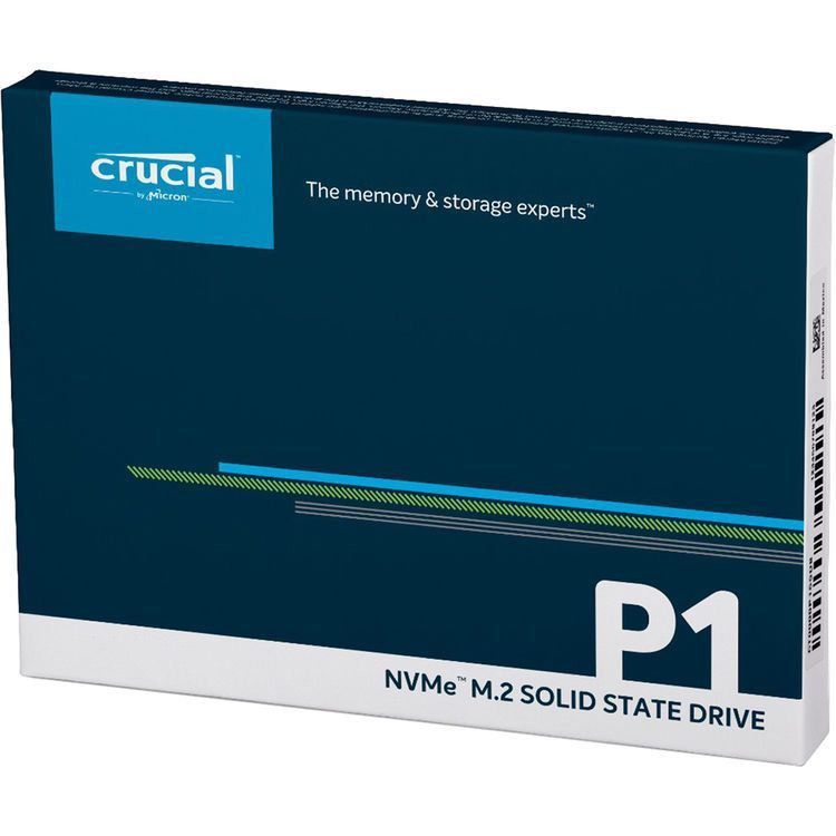SSD 500Gb Crucial P1 NVME M2 1900MBs/950MBs - CT500P1SSD8