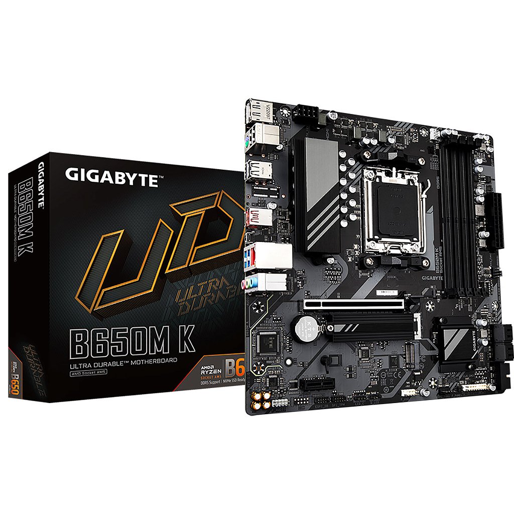 Placa-mãe Gigabyte B650M K AM5 DDR5 Micro-ATX