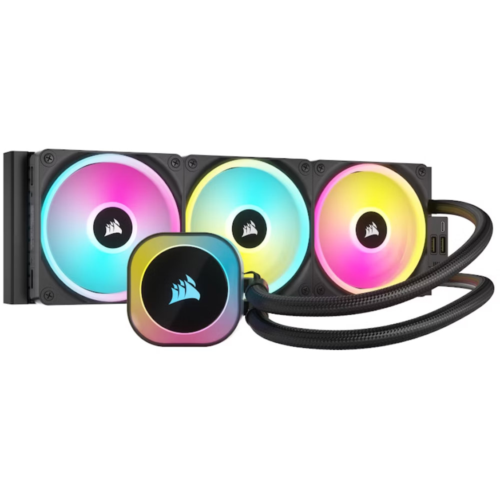 WaterCooler Corsair iCUE Link H150i RGB 360mm Preto - CW-9061003-WW