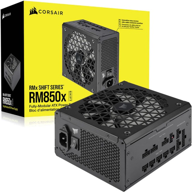 Fonte Corsair 850W 80 Plus Gold RM850X Shift Modular