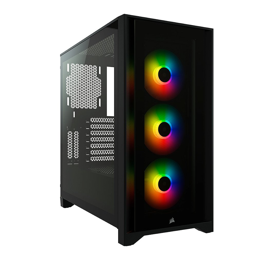 Gabinete Gamer Corsair iCUE 4000X RGB Mid-Tower - CC-9011204-WW