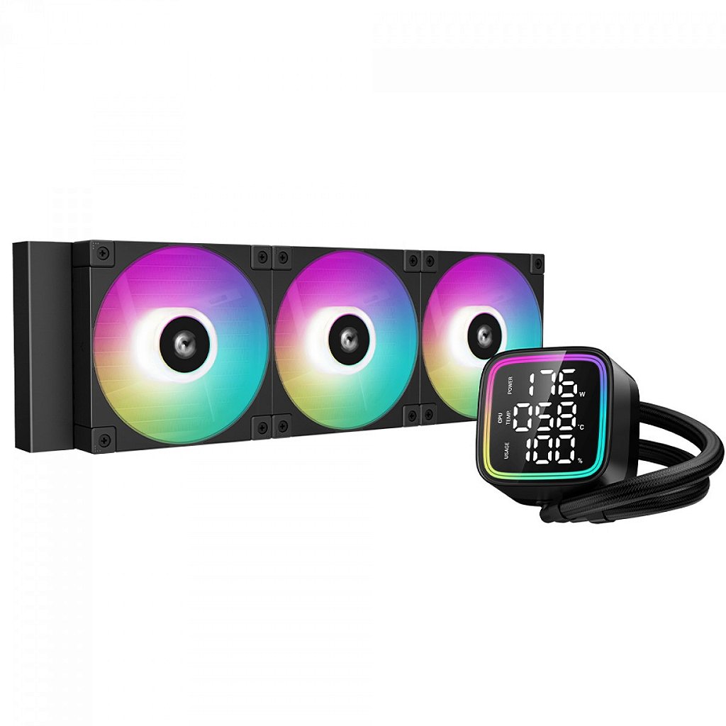 WaterCooler Deepcool LD360 ARGB 360mm Preto - R-LD360-BKMSN-G-1